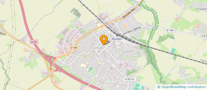 localisation de l'entreprise SARYA  ORCHIES