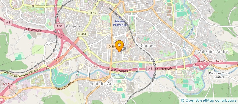 localisation de l'entreprise SARYAS à AIX-EN-PROVENCE
