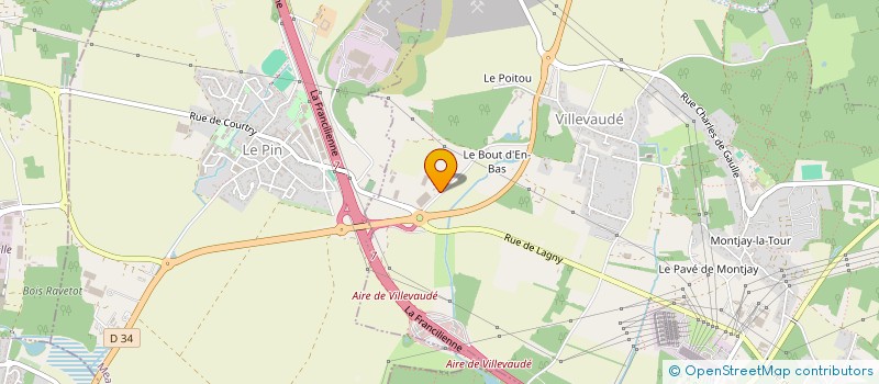 localisation de l'entreprise SARYL à VILLEVAUDE
