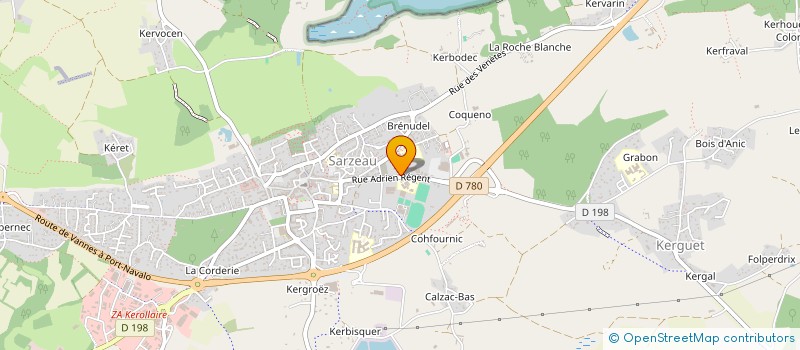 localisation de l'entreprise SARZEAU ESCALADE  SARZEAU