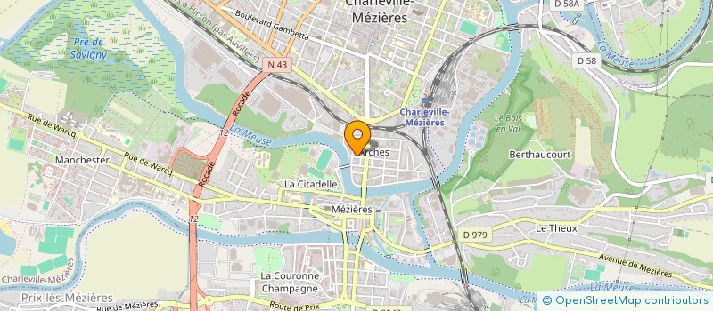 localisation de l'entreprise SAS 08 AMBULATOIRE  CHARLEVILLE-MEZIERES