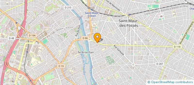 localisation de l'entreprise SAS 12 BOULEVARD DE CRETEIL à SAINT-MAUR-DES-FOSSES