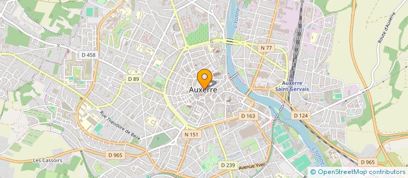 localisation de l'entreprise SAS 12 NOVEMBRE à AUXERRE