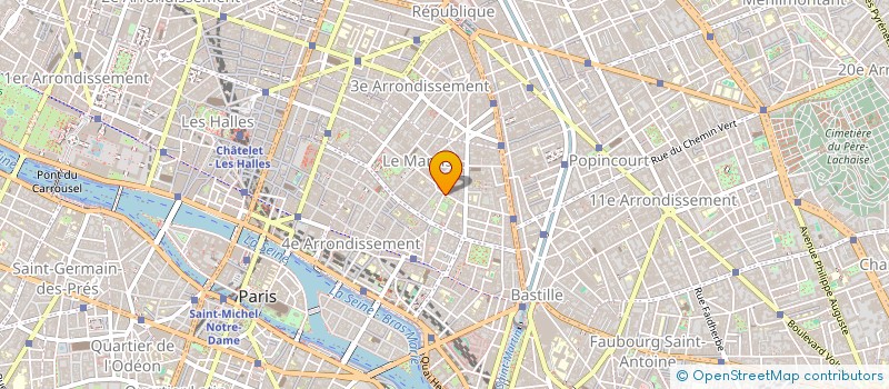 localisation de l'entreprise SAS 1620  PARIS