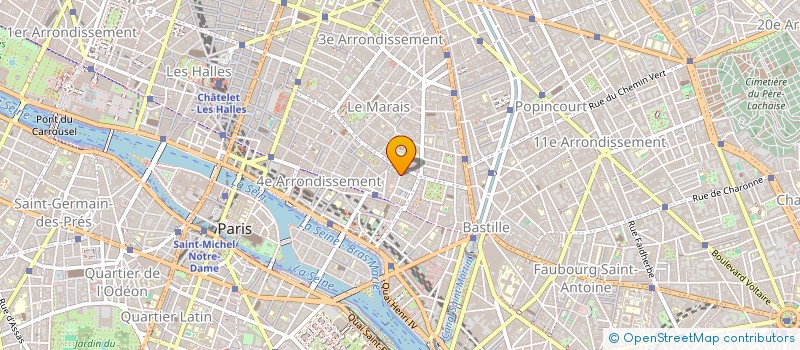 localisation de l'entreprise SAS 17 SEVIGNE à PARIS