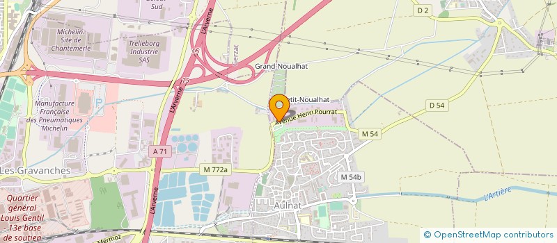 localisation de l'entreprise SAS 2 BATI  PONT-DU-CHATEAU