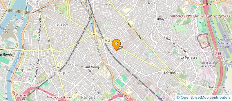 localisation de l'entreprise SAS 2 RUE DU PUITS VERT à TOULOUSE