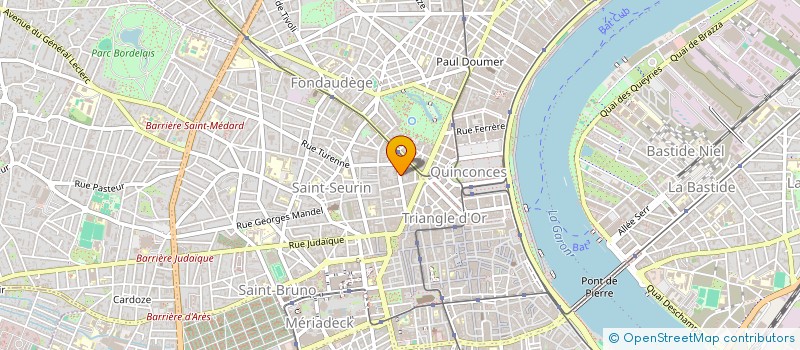 localisation de l'entreprise SAS 210 à BORDEAUX