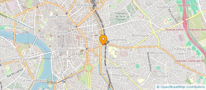 localisation de l'entreprise SAS 24 PONT DE GUILHEMERY à TOULOUSE