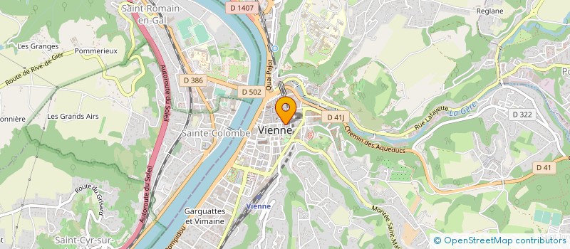 localisation de l'entreprise SAS 2BV à VIENNE