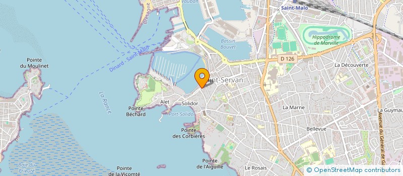 localisation de l'entreprise SAS 2C CONSTRUCTION  SAINT-MALO