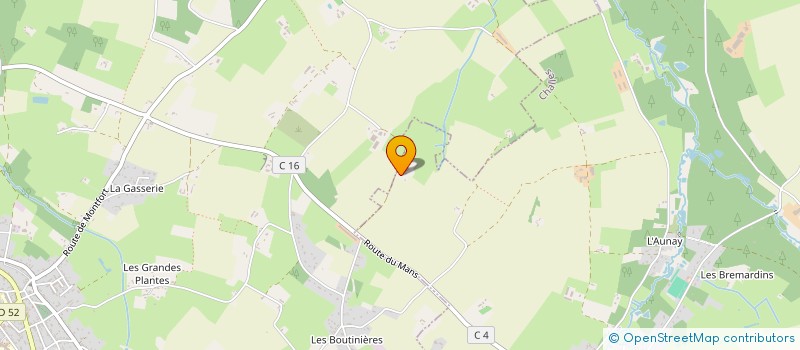 localisation de l'entreprise SAS 2C3E  CHALLES