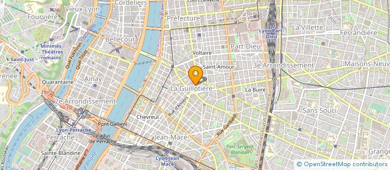 localisation de l'entreprise SAS 2CBAM  LYON