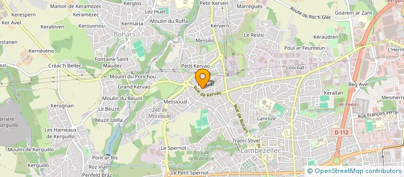 localisation de l'entreprise SAS 2CRC à BREST