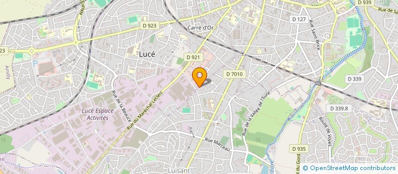localisation de l'entreprise SAS 2E2L à LUISANT