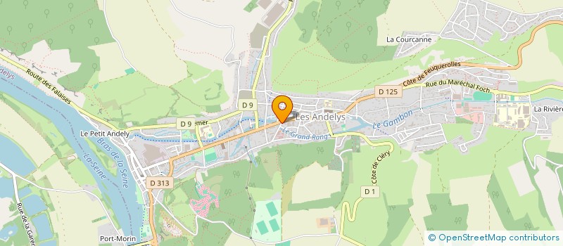 localisation de l'entreprise SAS 2F FOOD  LES ANDELYS