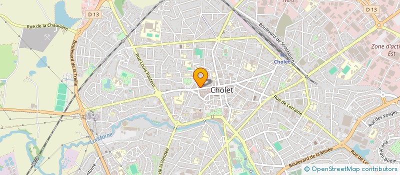 localisation de l'entreprise SAS 2G à CHOLET