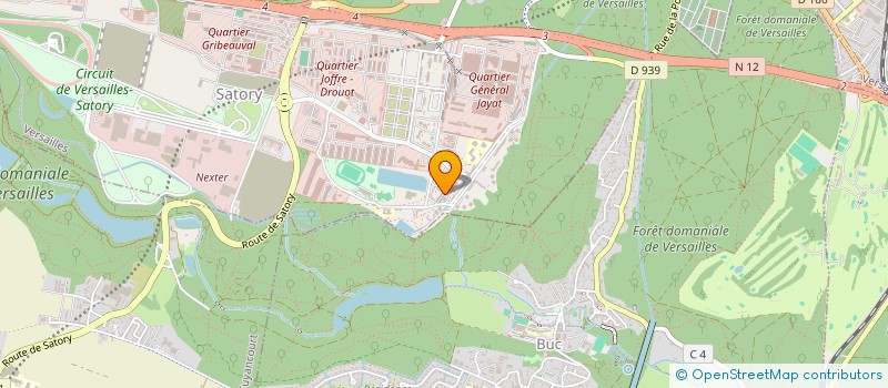 localisation de l'entreprise SAS 2GD SAINT-BRIEUC  VERSAILLES