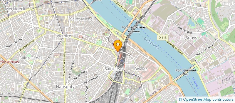 localisation de l'entreprise SAS 2KF  BORDEAUX