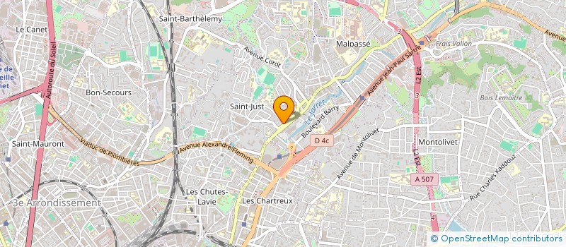 localisation de l'entreprise SAS 2LM à MARSEILLE