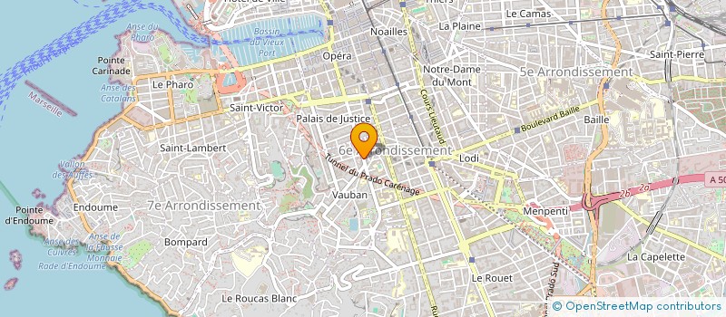 localisation de l'entreprise SAS 2M2F à MARSEILLE