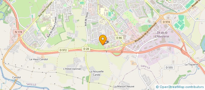 localisation de l'entreprise SAS 2SHE50  SAINT-LO