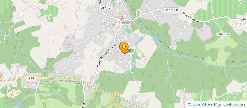 localisation de l'entreprise SAS 3 & COLIBRI  SADIRAC