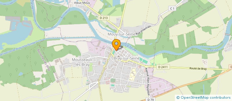 localisation de l'entreprise SAS 3 G 7 à BRAY-SUR-SEINE