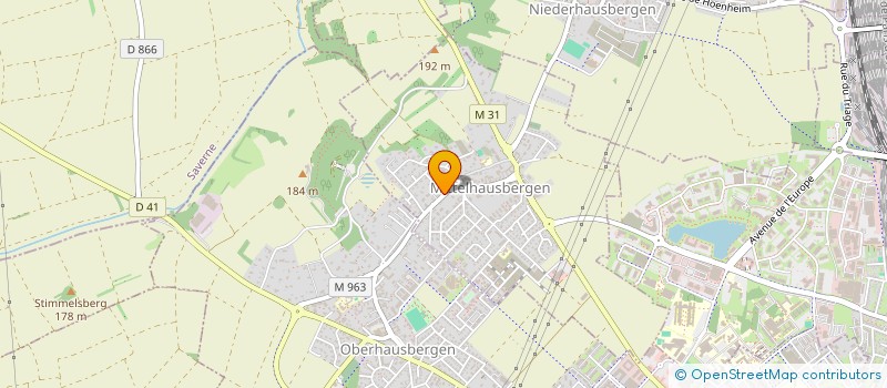 localisation de l'entreprise SAS 3 HAUSBERGEN  MITTELHAUSBERGEN