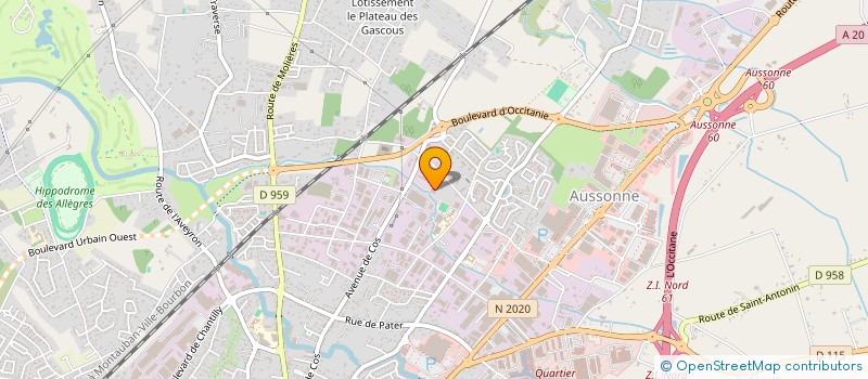 localisation de l'entreprise SAS 3B INVEST  MONTAUBAN