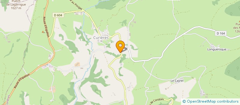 localisation de l'entreprise SAS 3F  MONTPEYROUX