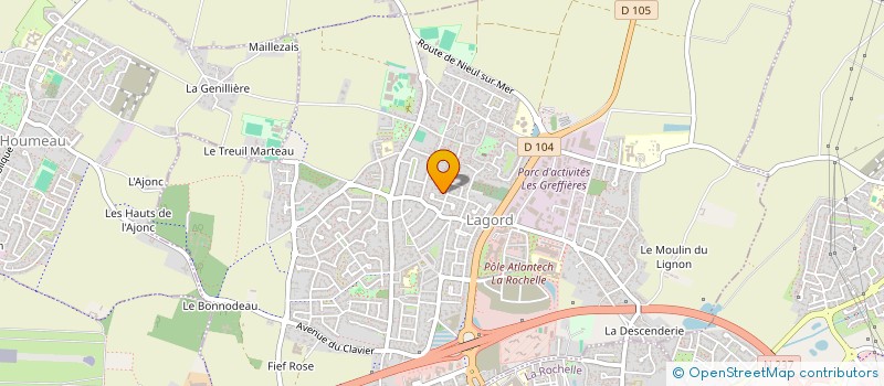 localisation de l'entreprise SAS 3G  LAGORD