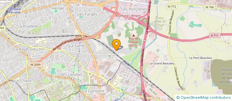 localisation de l'entreprise SAS 3I  CLERMONT-FERRAND