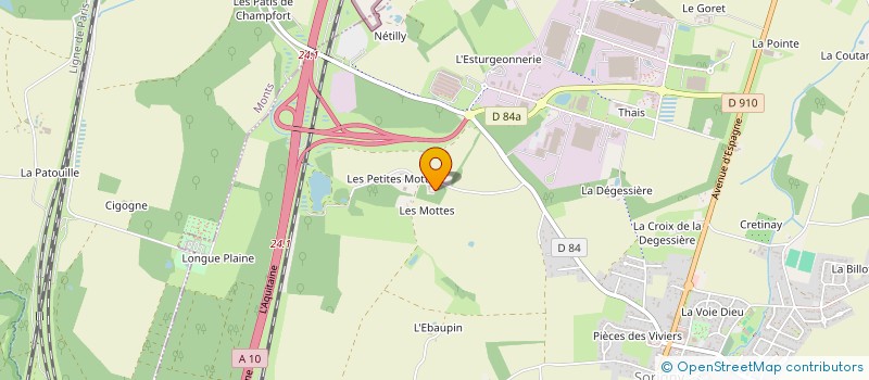 localisation de l'entreprise SAS 3MC  SORIGNY