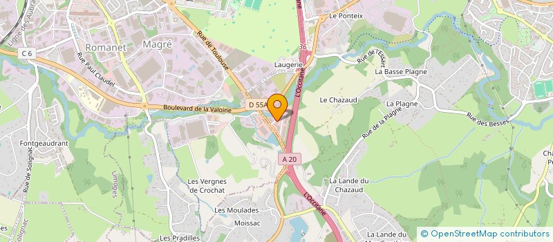 localisation de l'entreprise SAS 3P à FEYTIAT