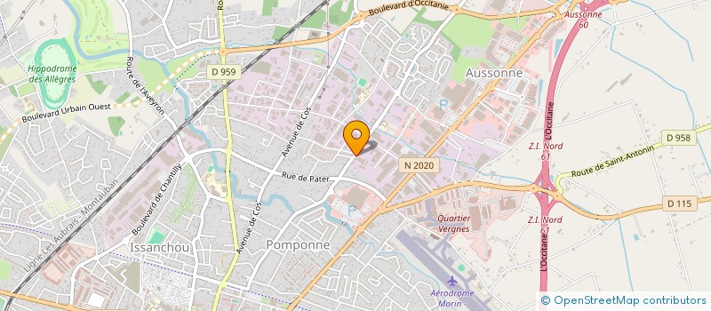localisation de l'entreprise SAS 40 REPUBLIQUE à MONTAUBAN