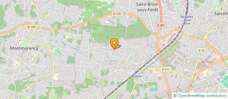 localisation de l'entreprise SAS à GROSLAY