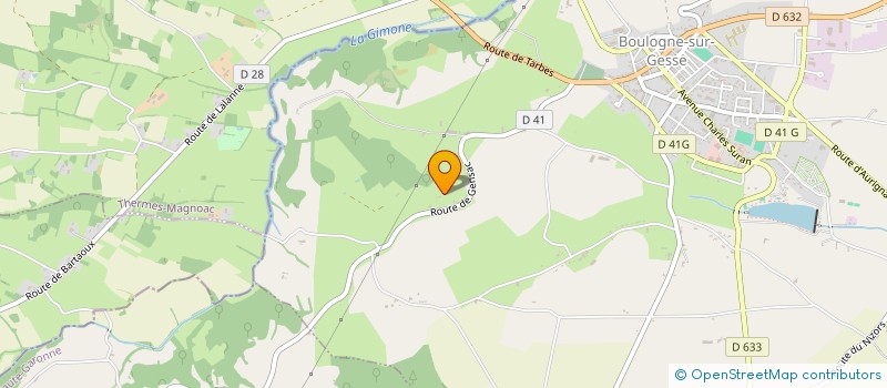 localisation de l'entreprise SAS 4D ENERGIE  BOULOGNE-SUR-GESSE