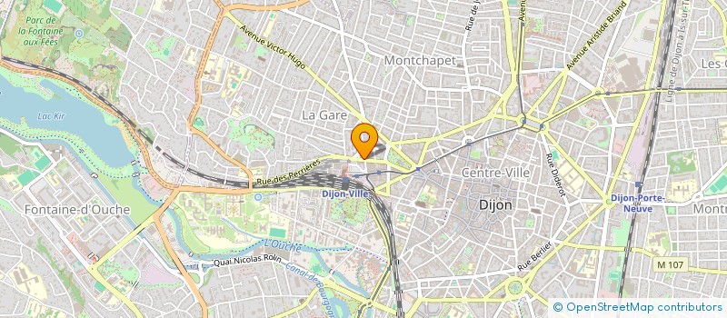 localisation de l'entreprise SAS 5 STARS à DIJON