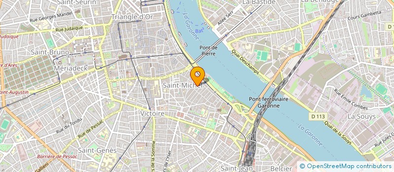 localisation de l'entreprise SAS 55 RUE DU QUAI BOURGEOIS  BORDEAUX