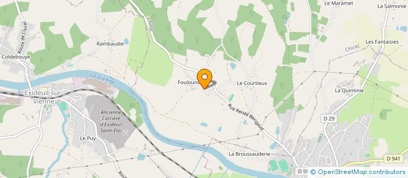 localisation de l'entreprise SAS 5C à CHIRAC