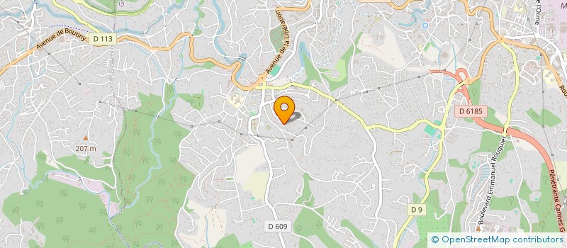 localisation de l'entreprise SAS 6 A  GRASSE