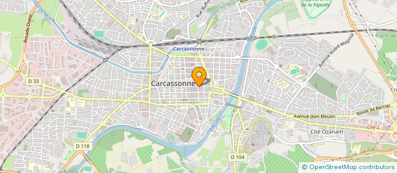 localisation de l'entreprise SAS 6 PLACE CARNOT à CARCASSONNE