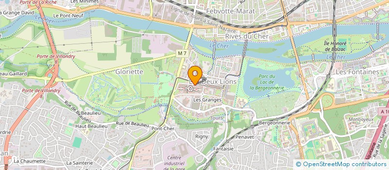 localisation de l'entreprise SAS 66 CHAMPS-ELYSEES  TOURS