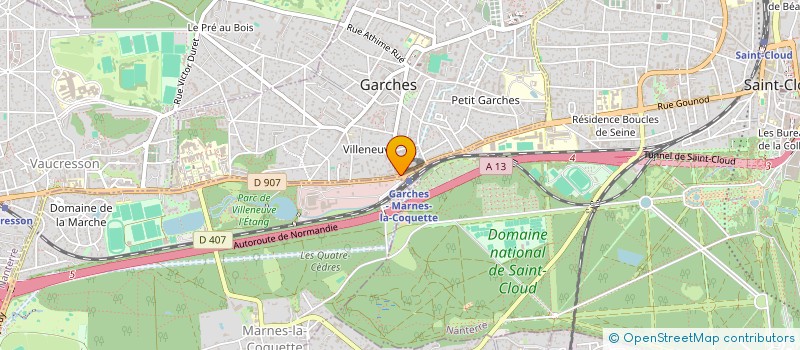 localisation de l'entreprise SAS 69 DOUMER à GARCHES