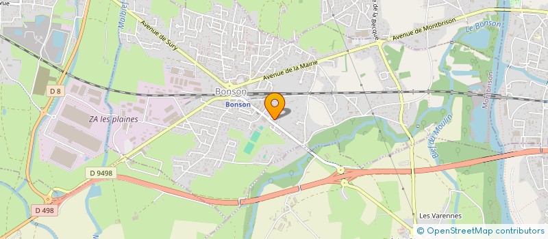 localisation de l'entreprise SAS 7 MOIS  BONSON