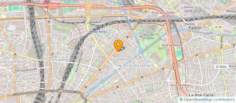 localisation de l'entreprise SAS  PARIS