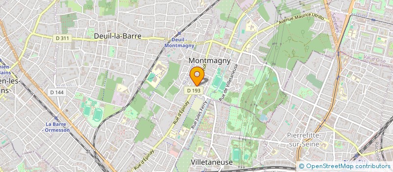 localisation de l'entreprise SAS 93 RUE CARNOT  MONTMAGNY