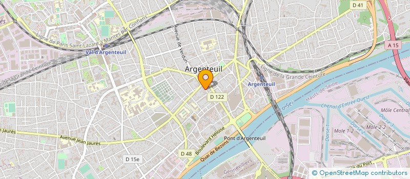 localisation de l'entreprise SAS 99 FOOD AUTHENTIC  ARGENTEUIL