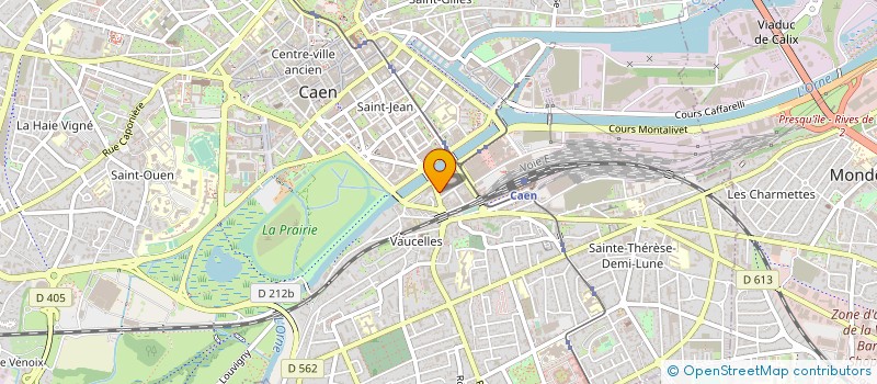 localisation de l'entreprise SAS A.B.R.I. AMENAGEMENT BATIMENT RENOVATION ET ISOLATION  CAEN